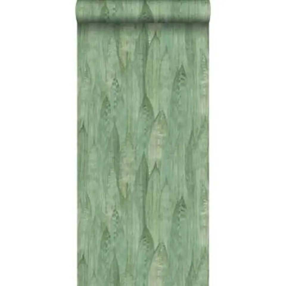 ESTAhome behang - bladeren - celadon groen - 0.53 x 10.05 m