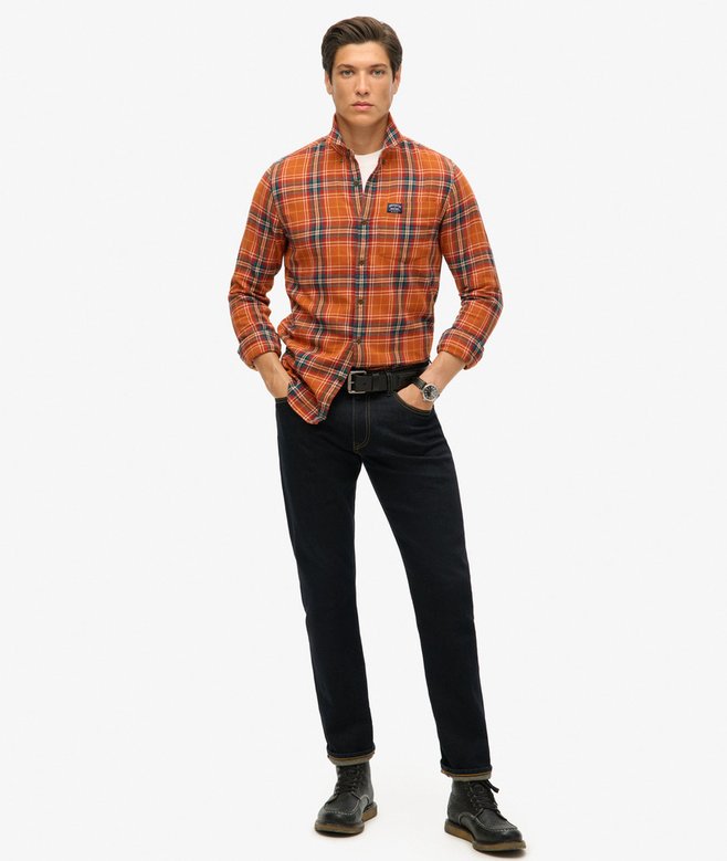 Long Sleeve Cotton Lumberjack Shirt