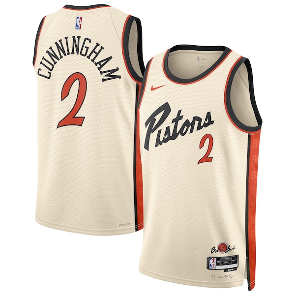 Cade Cunningham Detroit Pistons Nike Unisex 2024/25 Swingman Player Jersey - City Edition - White