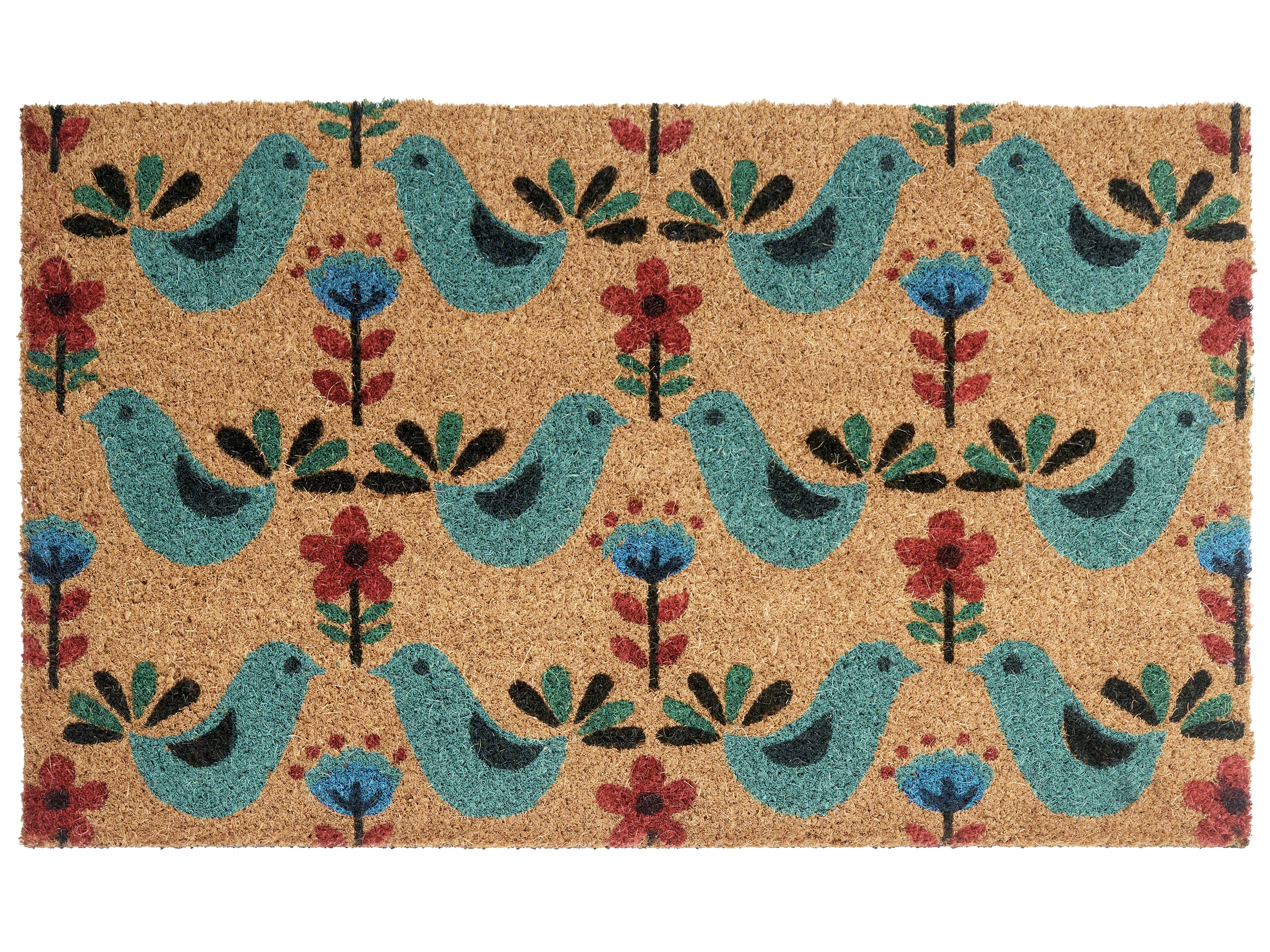 Doormat TANANA Multicolour 40 x 60 cm Bird Coir