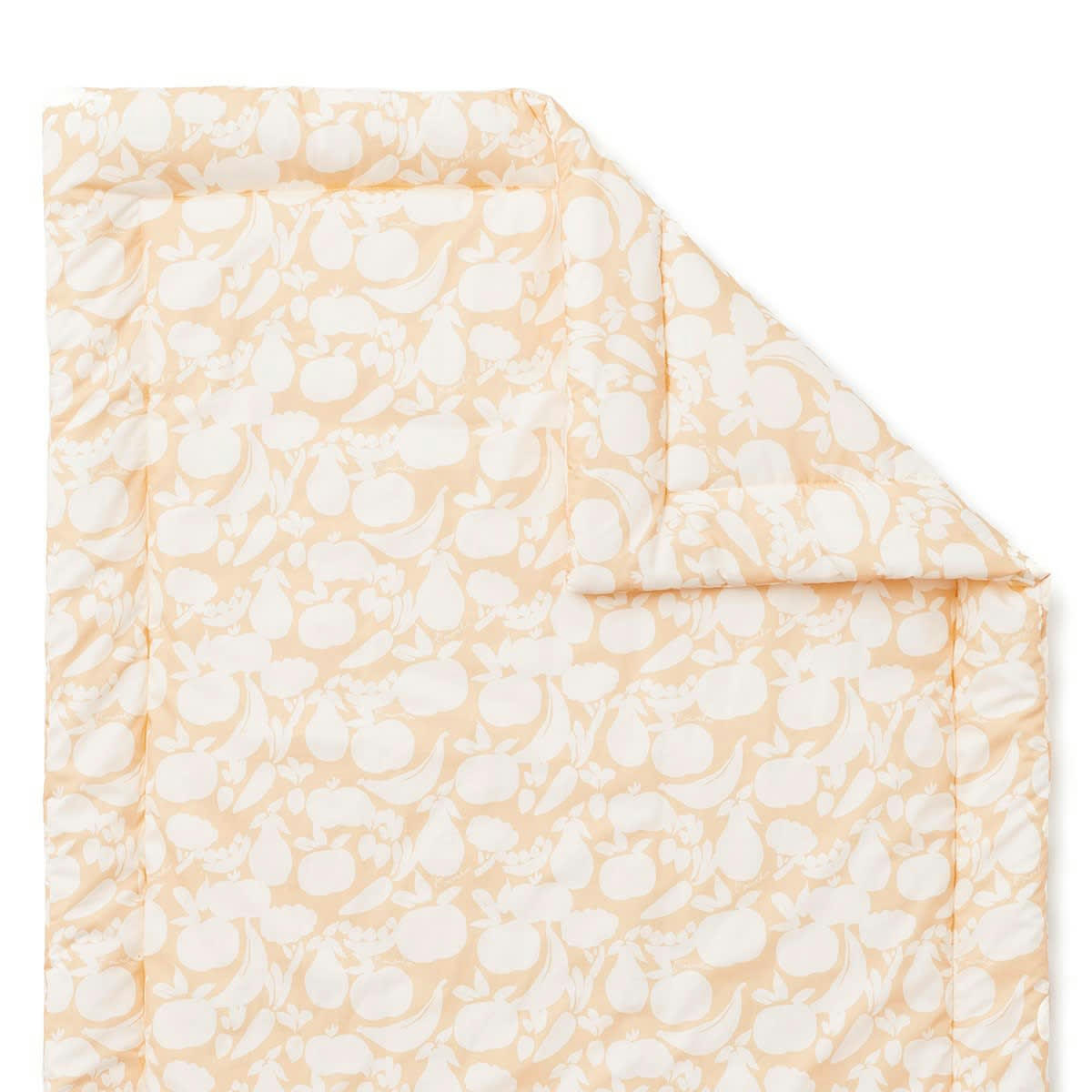 - Edredon en coton bio imprimé Délice (100x140 cm)