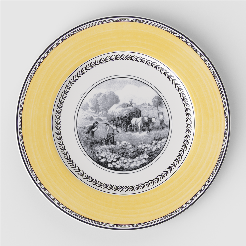 Audun Serving/ Under Plate - Multi-colored, 12.1'', Premium Porcelain