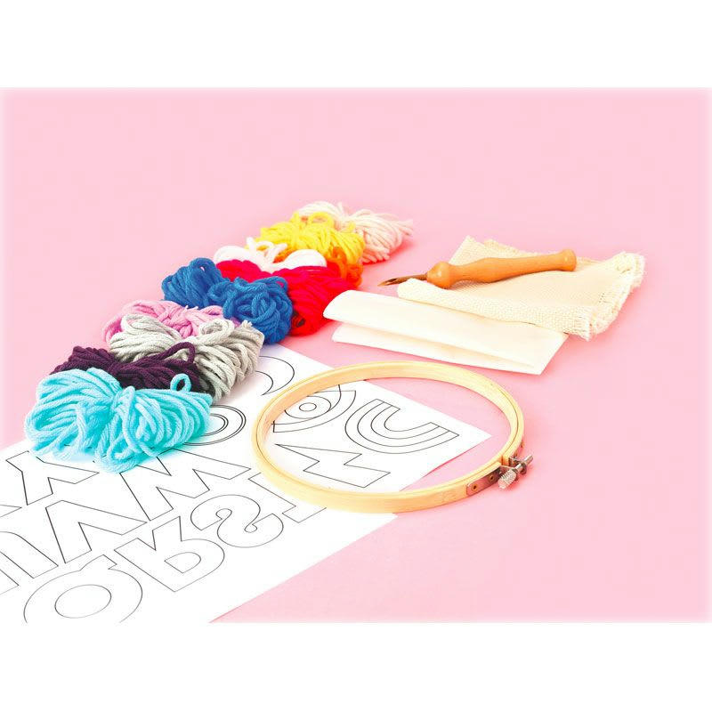 DIY - Coffret DIY Je crée mes patchs thermocollants en punch needle