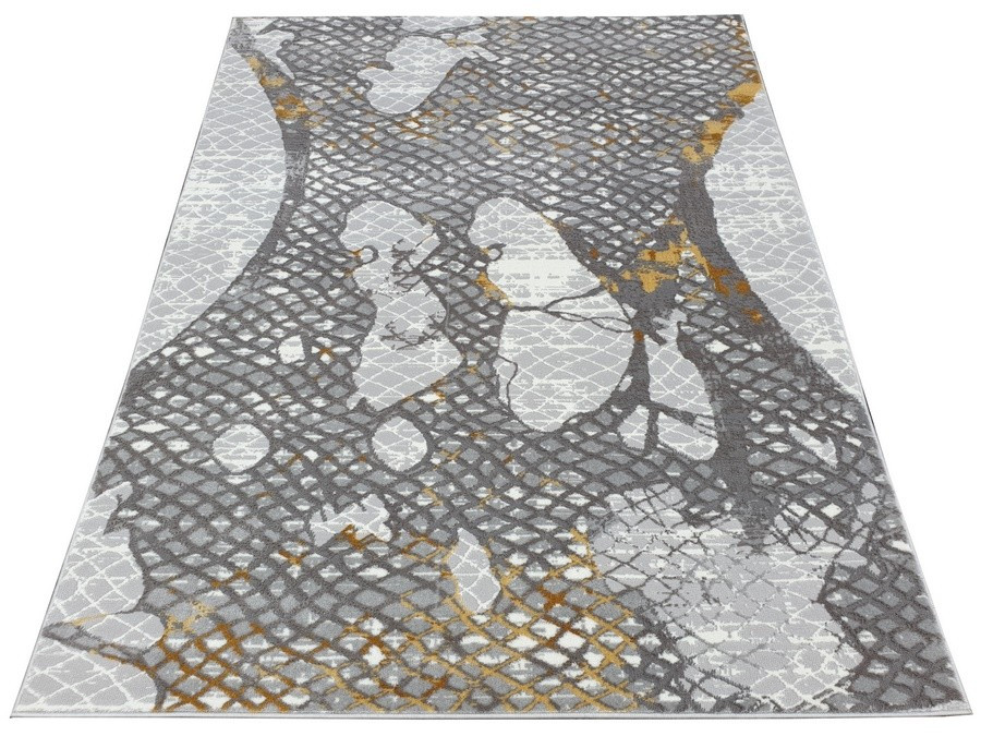 Dywan Tunis 067 yellow gray szary 160x220