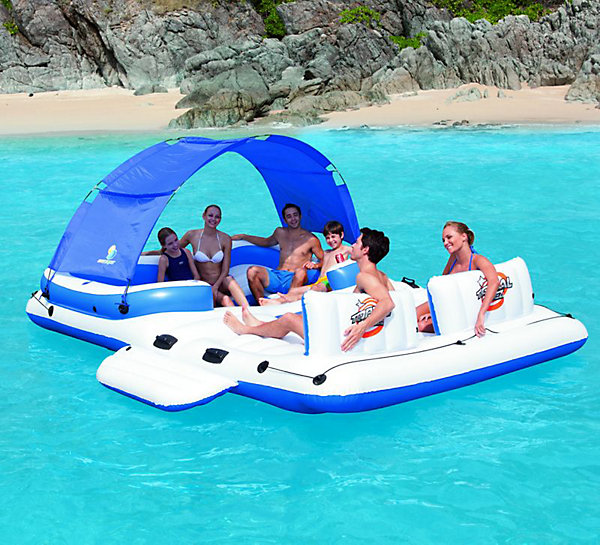 Bestway Salon flottant Tropical Breeze 389 x 274 x 73 cm