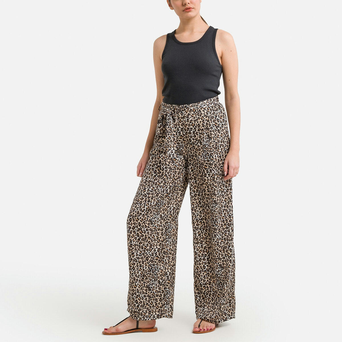 Pantalon large à nouer