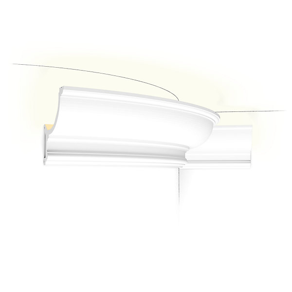 C901F Flexible Corniche plafond pour éclairage indirect Orac Decor - 14,8x12,4x2