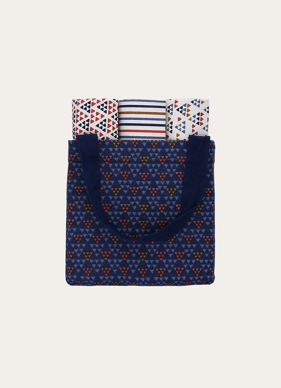 SAC DE 3 TORCHONS ELYO MULTICOLORE