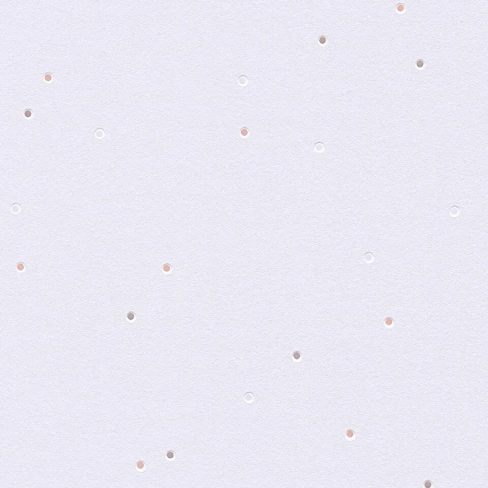 A.S. Cr&eacute;ation behang stippen lichtpaars - 53 cm x 10.05 m