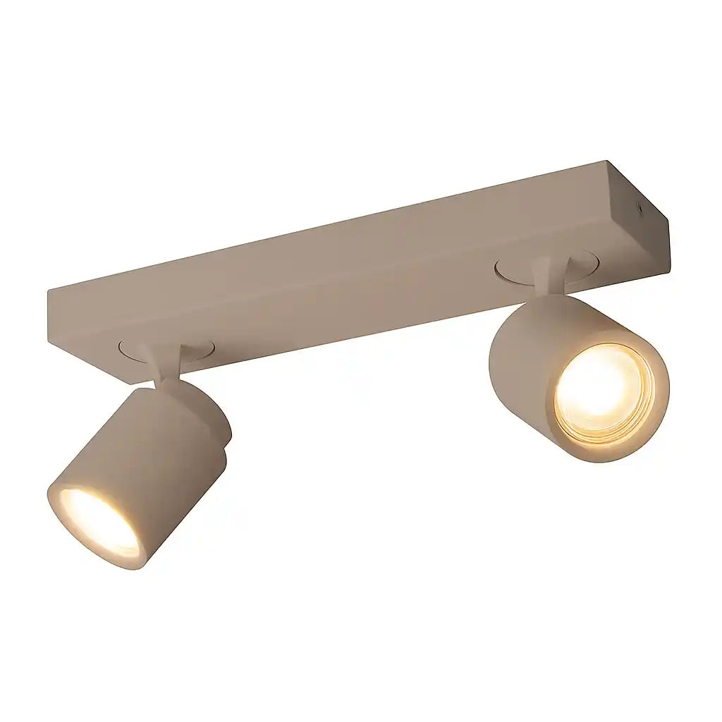 Freelight spot Razza - 2 lichts - 32 x 14  cm - beige