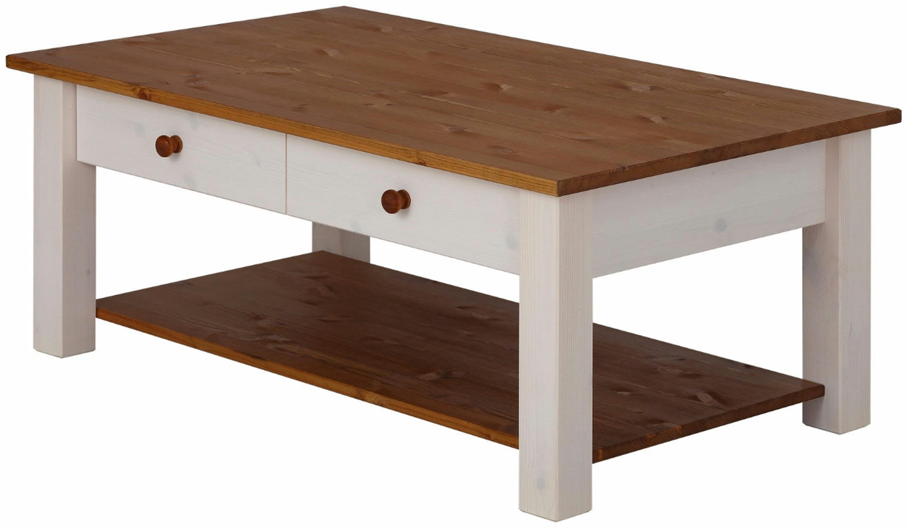 CHICAGO - Table basse en bois de pin massif