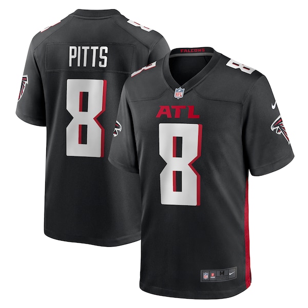 Kyle Pitts Atlanta Falcons Nike Game Jersey - Black/White