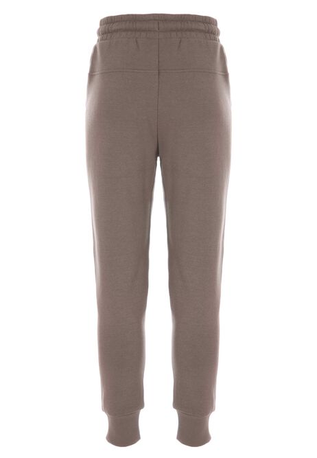 Older Boys Light Brown Plain Joggers