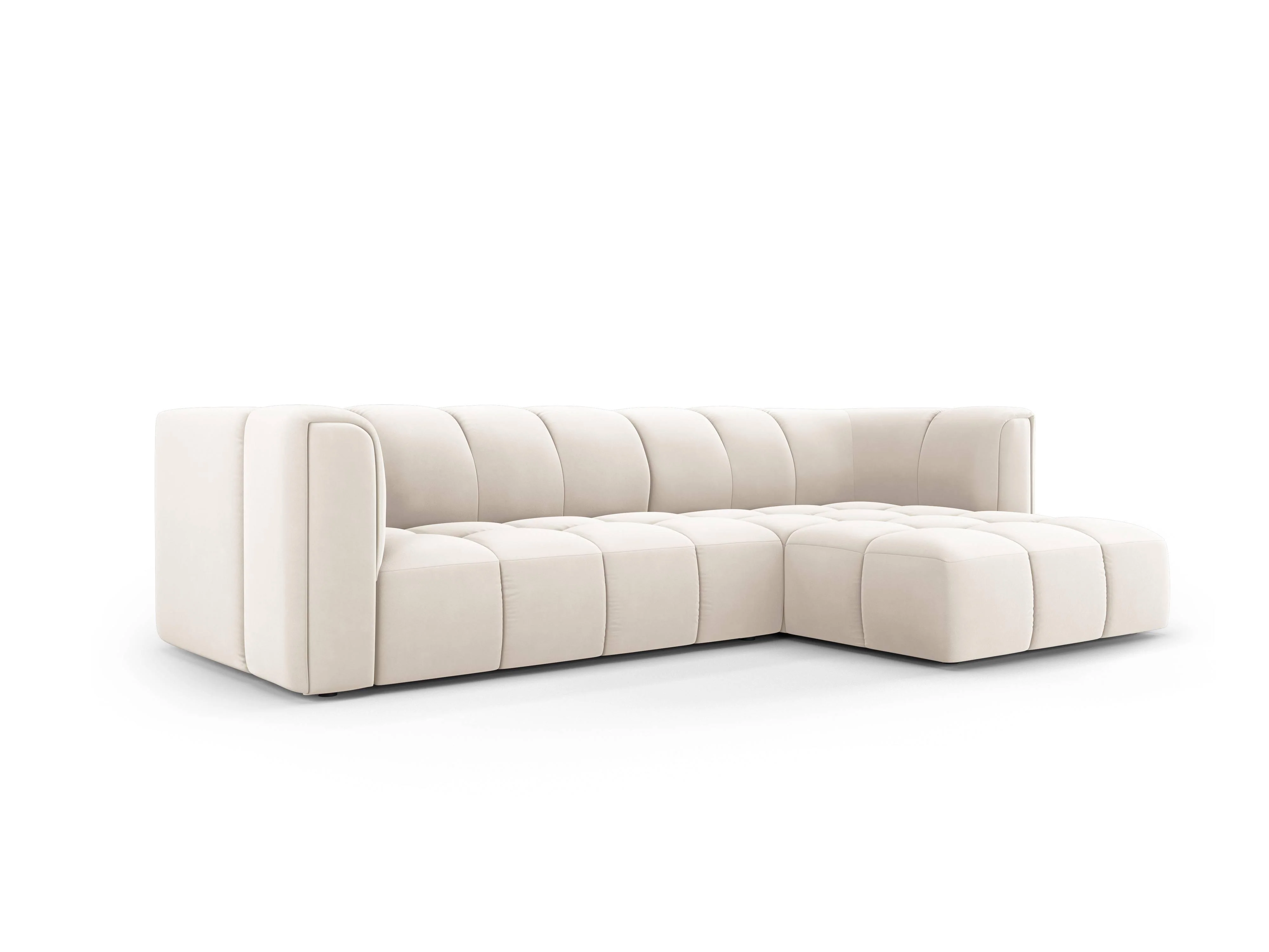 Hoekbank Francesca velvet rechts 3-zits