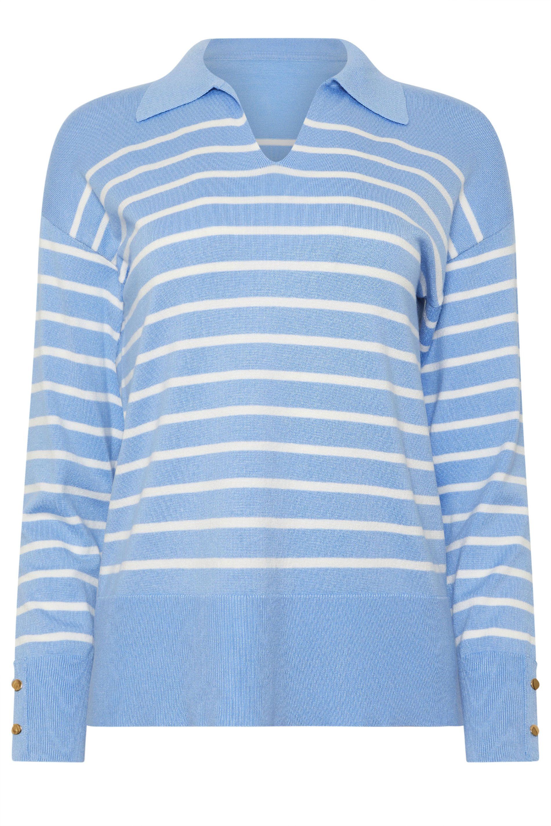 M&Co Printed Collared Jumper