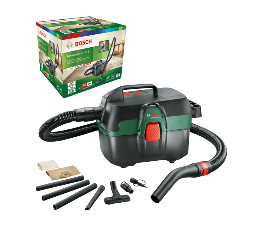 AdvancedVac 18V-8 - Without battery | Without charger