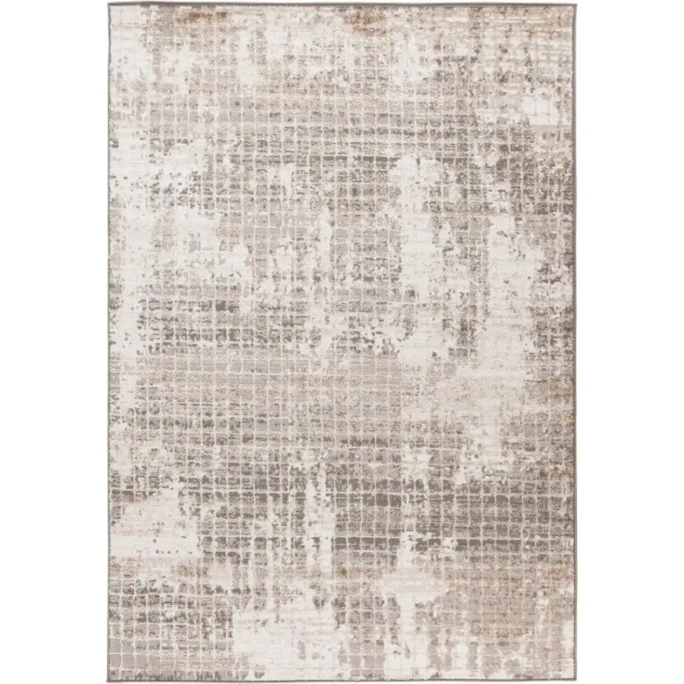 Lalee Vloerkleed Milas - Polyester - 80x150 cm zilver beige