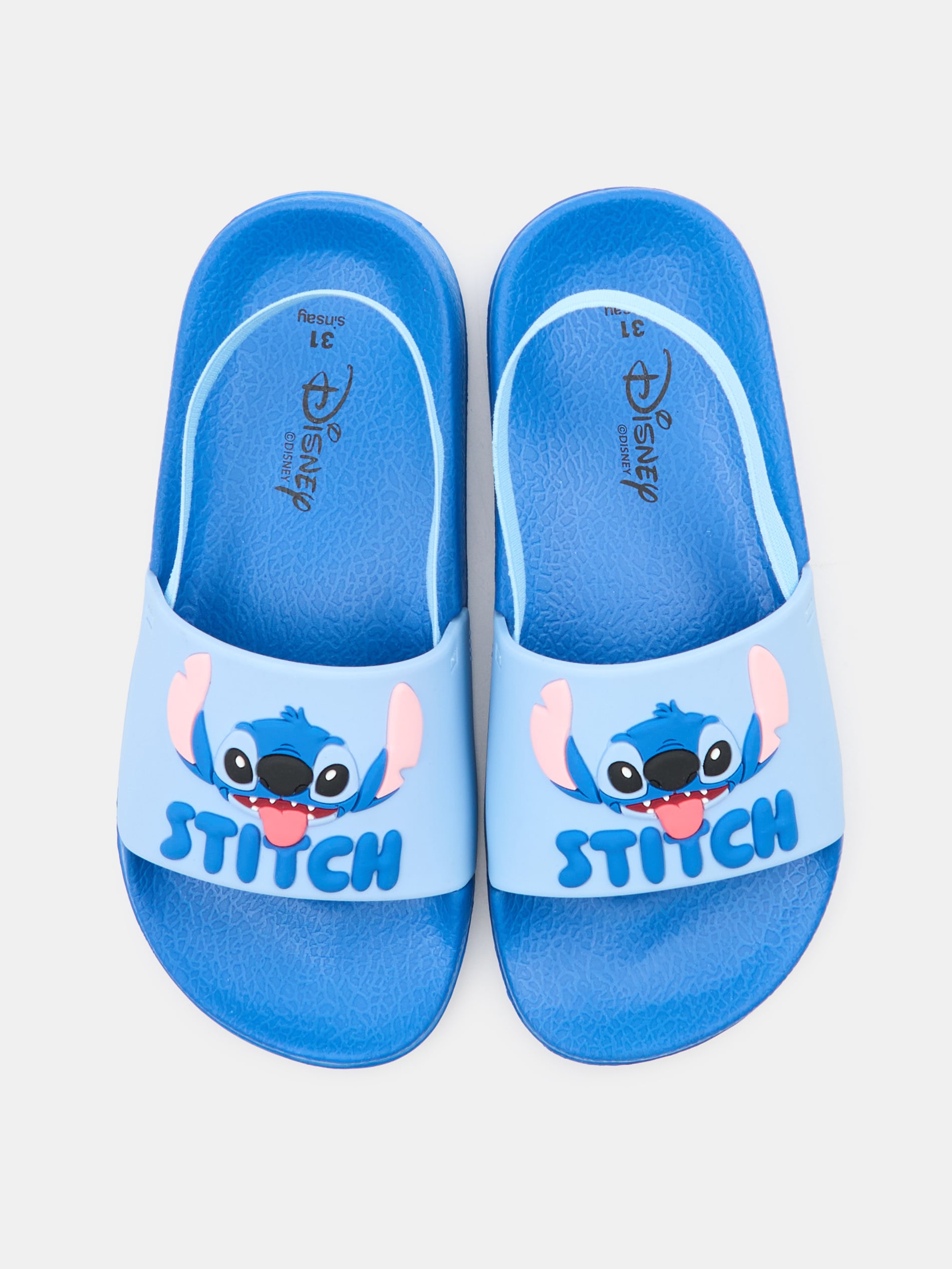 Klapki z elastyczną gumką Stitch
