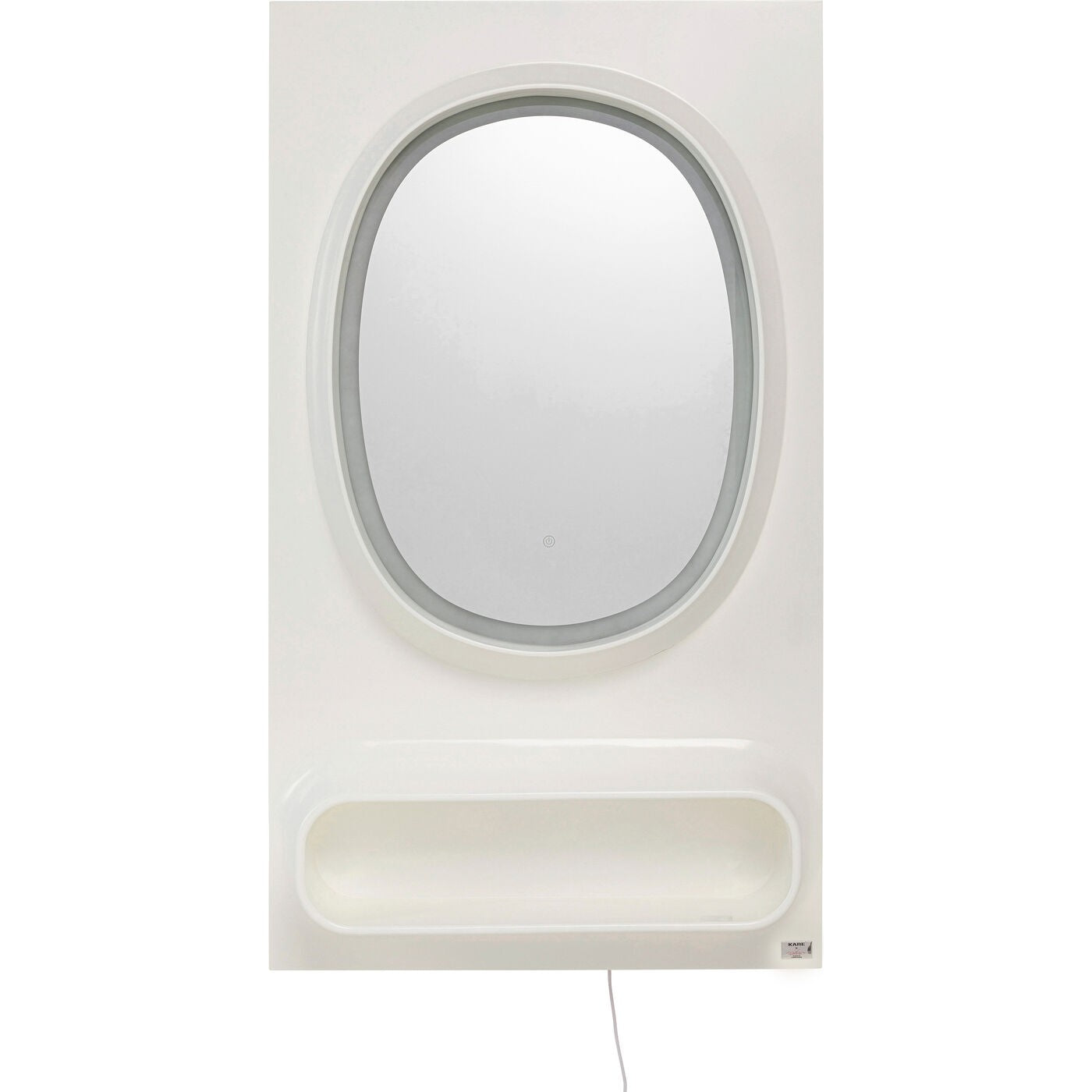 Spiegel Aero LED 141x80cm wit Kare Design