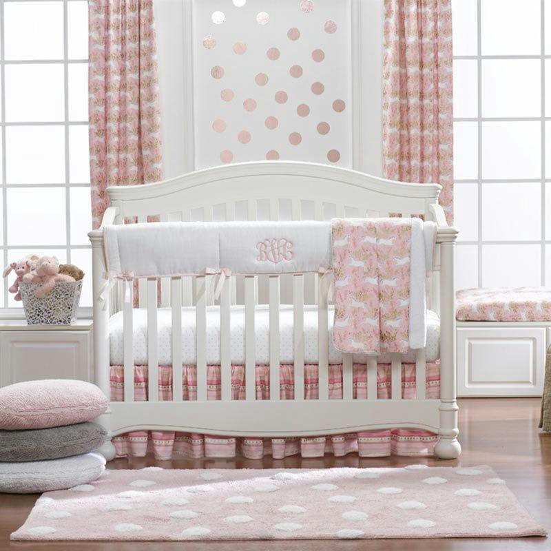 POINTS - Tapis Lavable à pois blancs en coton rose 120x160