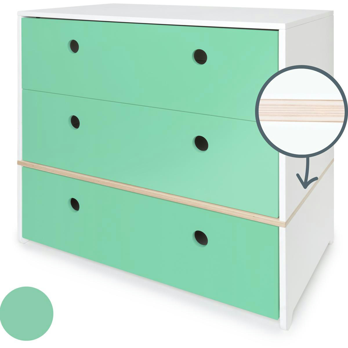COLORFLEX - Commode vert ocean