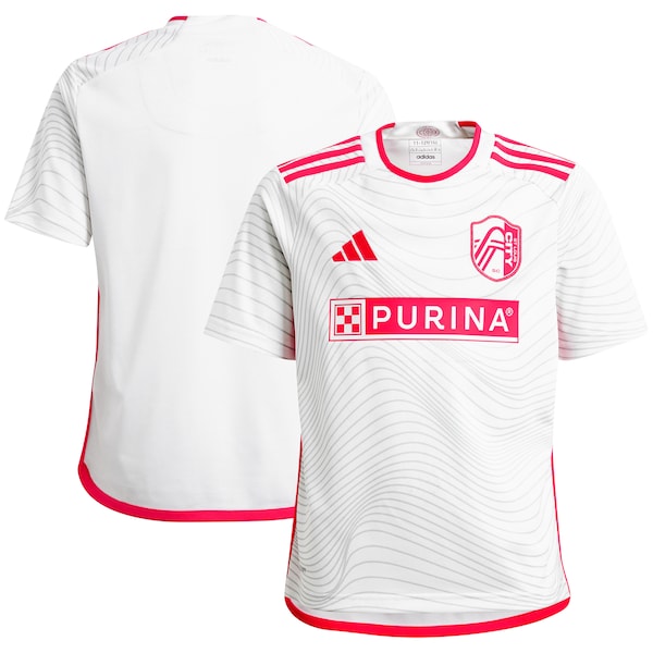 St. Louis City SC adidas Youth 2024 The Confluence Kit Replica Jersey - White