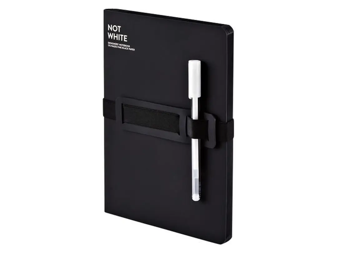 Notizbuch Not White L Light