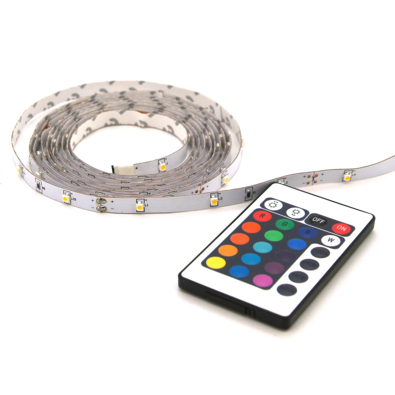 Ruban LED RGB avec télécommande 2 m IP20 PROLIGHT
