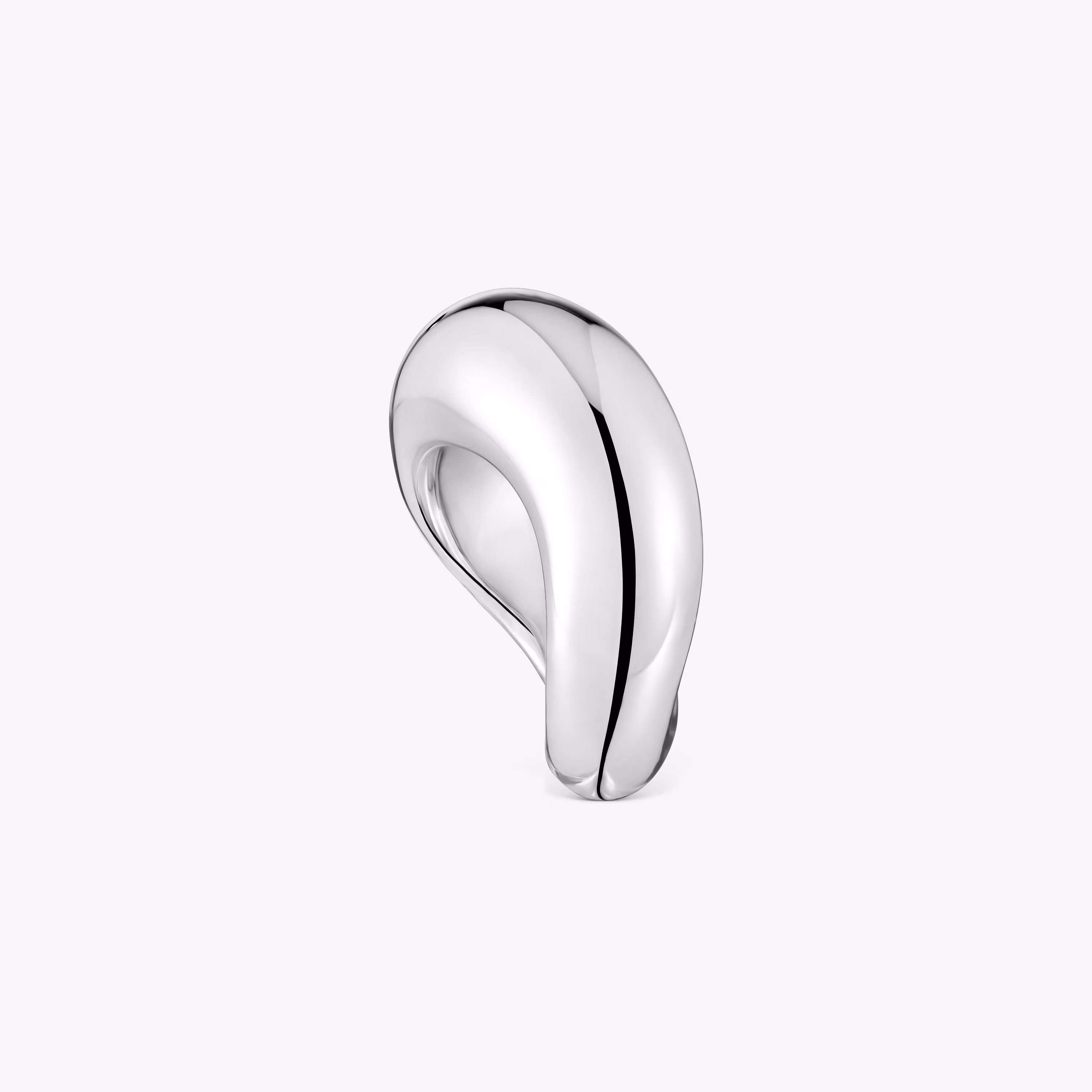 Anillo mediano de plata Galia Basics