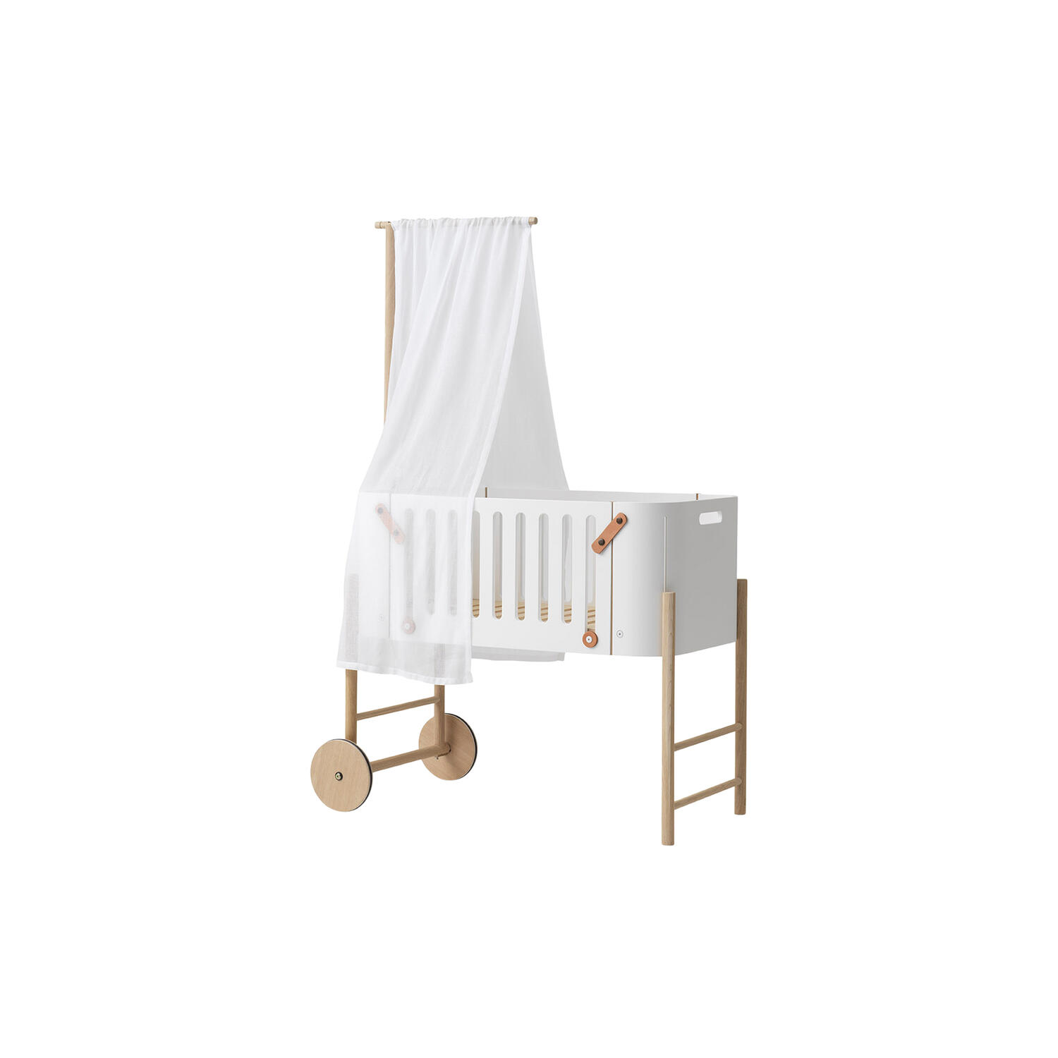 Wood co-sleeper sengehimmel, hvid