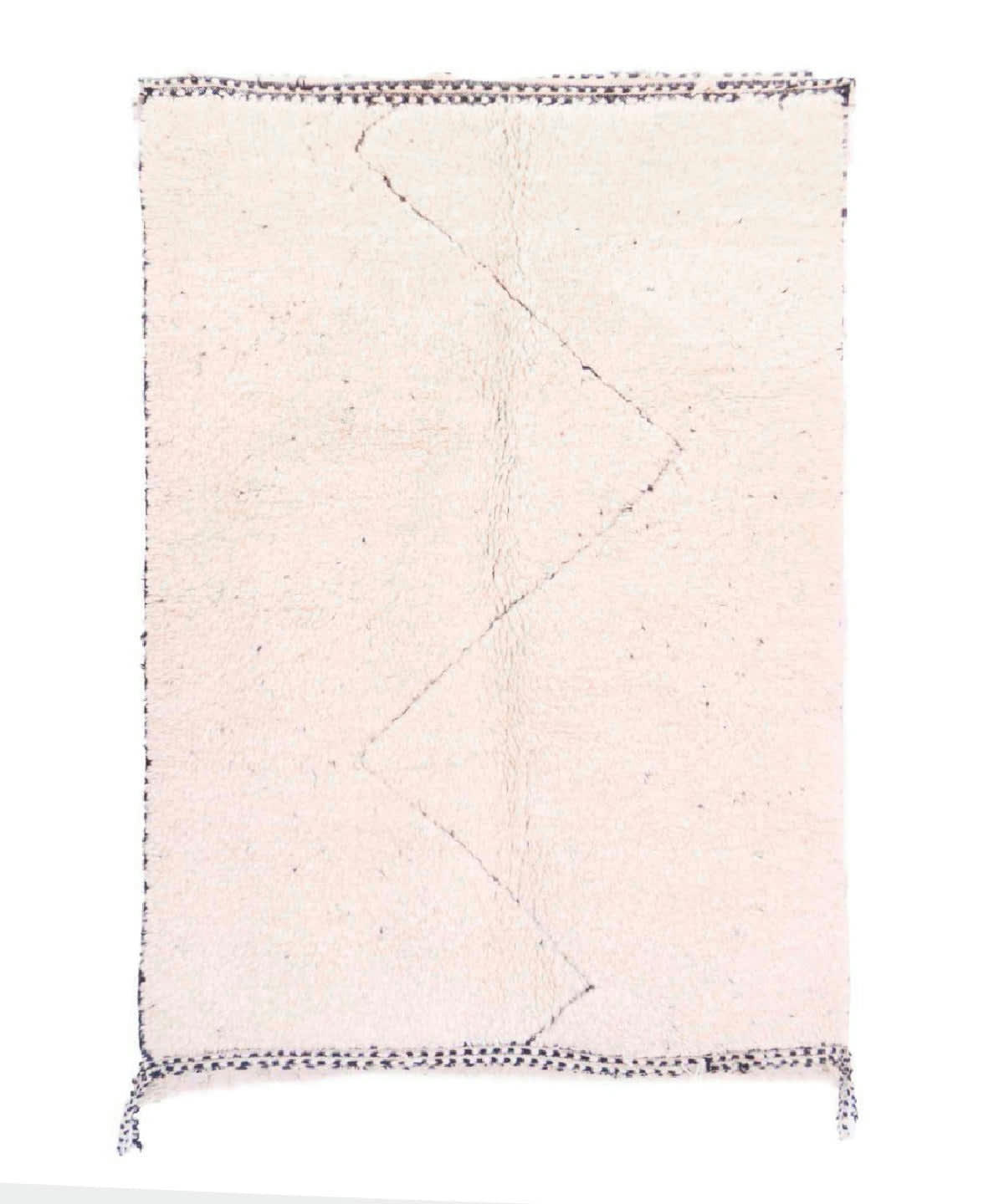 BERBERE - Tapis Berbere marocain pure laine 139x195