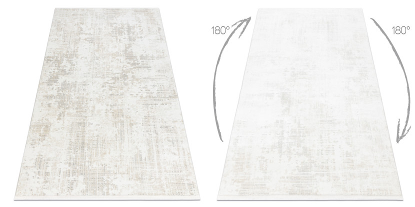 Dywan DUKE 51374 krem - Vintage, strukturalny, bardzo miękki, 80x150 cm