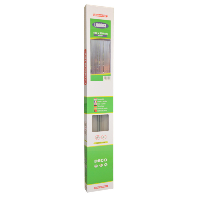 Porte provençale Lumina brune 100 x 220 cm CONFORTEX