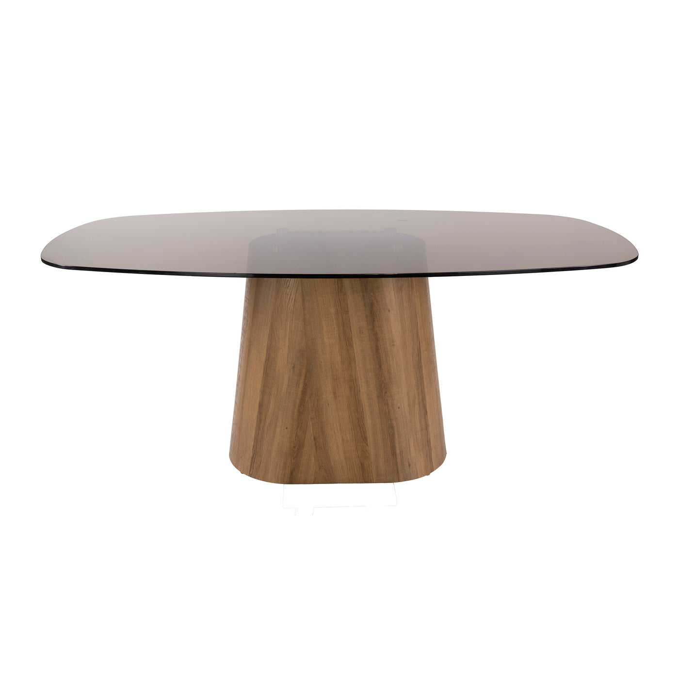 Giga Living Eettafel Tinto - Deens Ovaal Brons Glas - 215cm