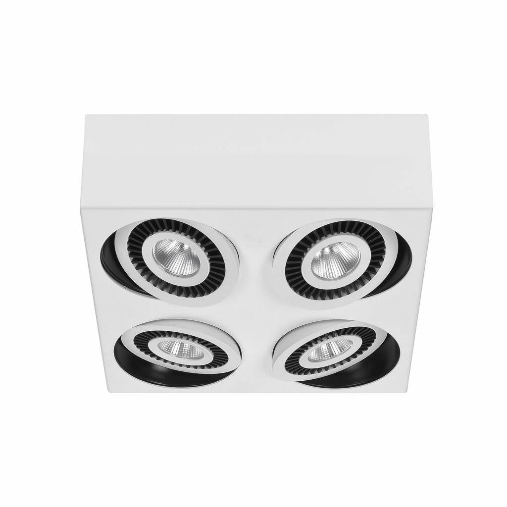 Highlight spot Eye - 4 lichts - 24.5 x 24.5 cm - zwart