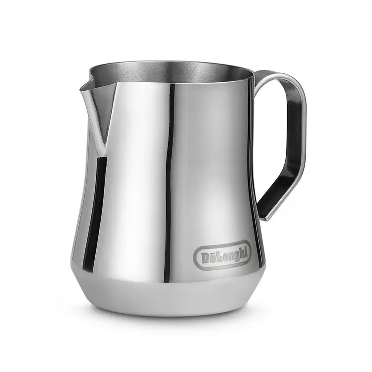 De'Longhi 350ml Milk Jug - Brushed Stainless Steel