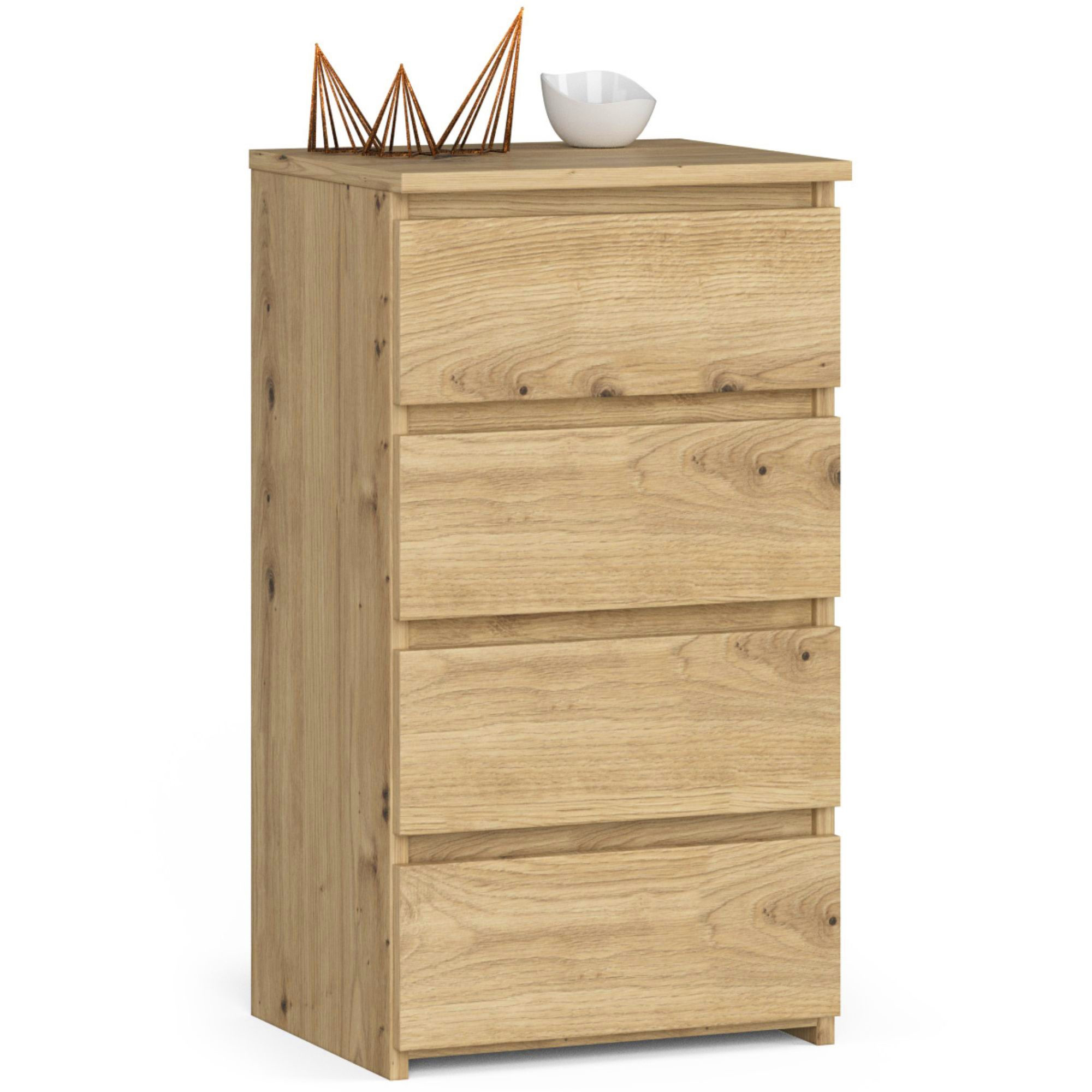 Komoda AKORD CL4 Dąb Artisan 40cm 4 szuflady 40x35x74cm
