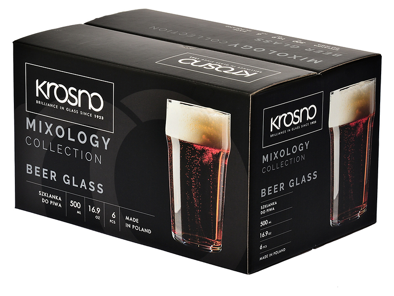 Komplet szklanek do piwa Nonic Mixology 6 szt. 500 ml