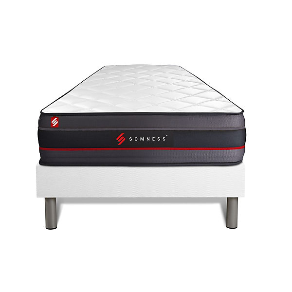 Ensemble Mémoire de forme de confort Ferme avec sommier tapissier