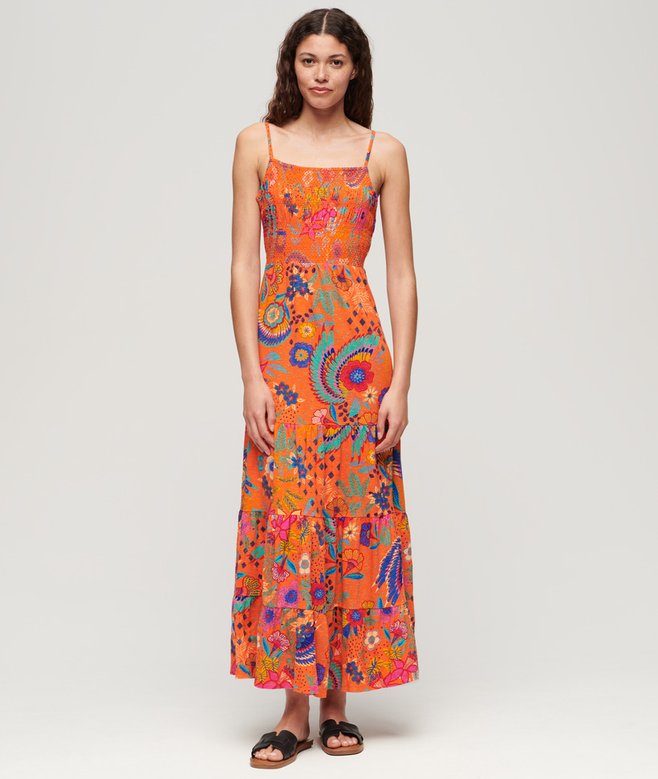 Smocked Cami Maxi Dress