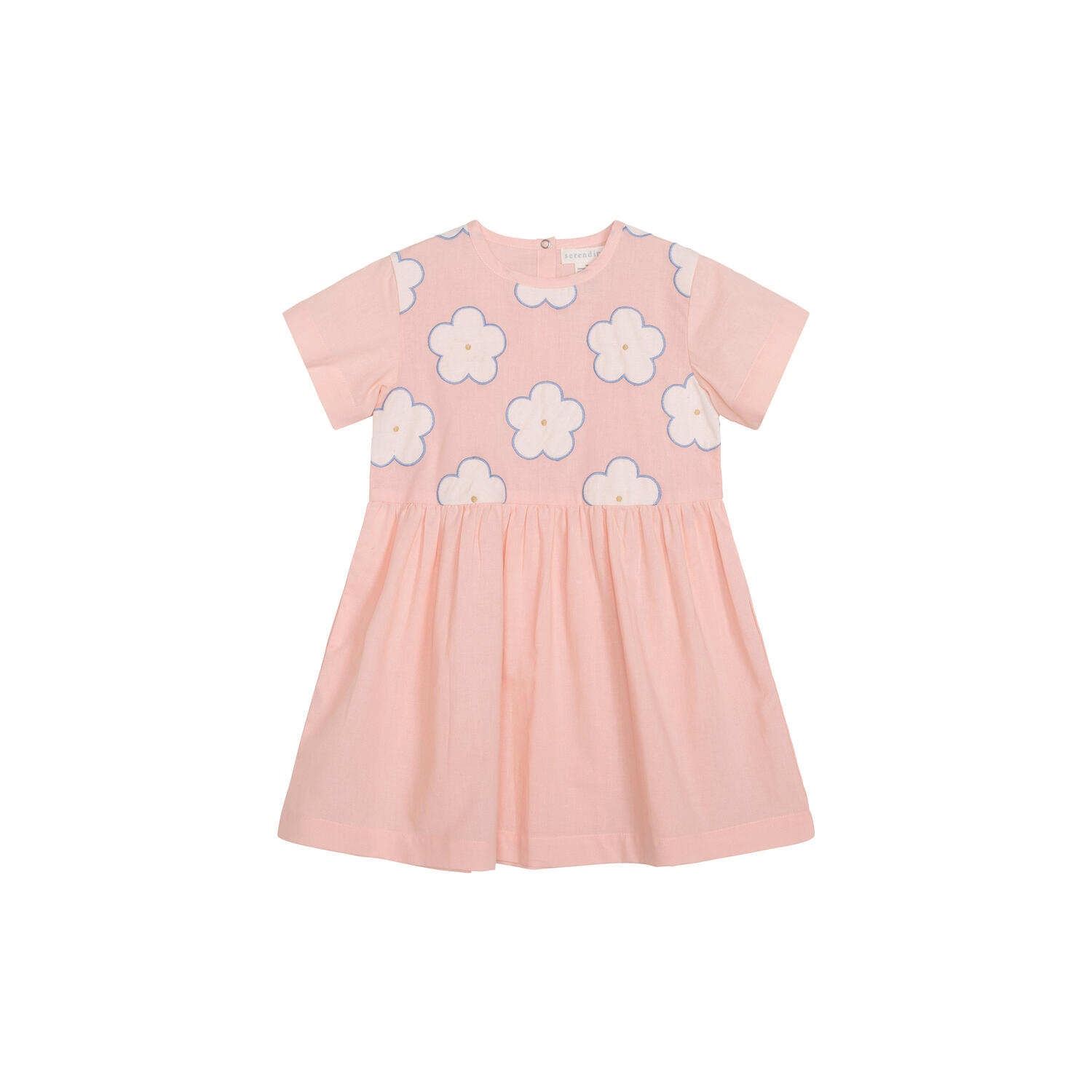 Embroidery Dress, peach
