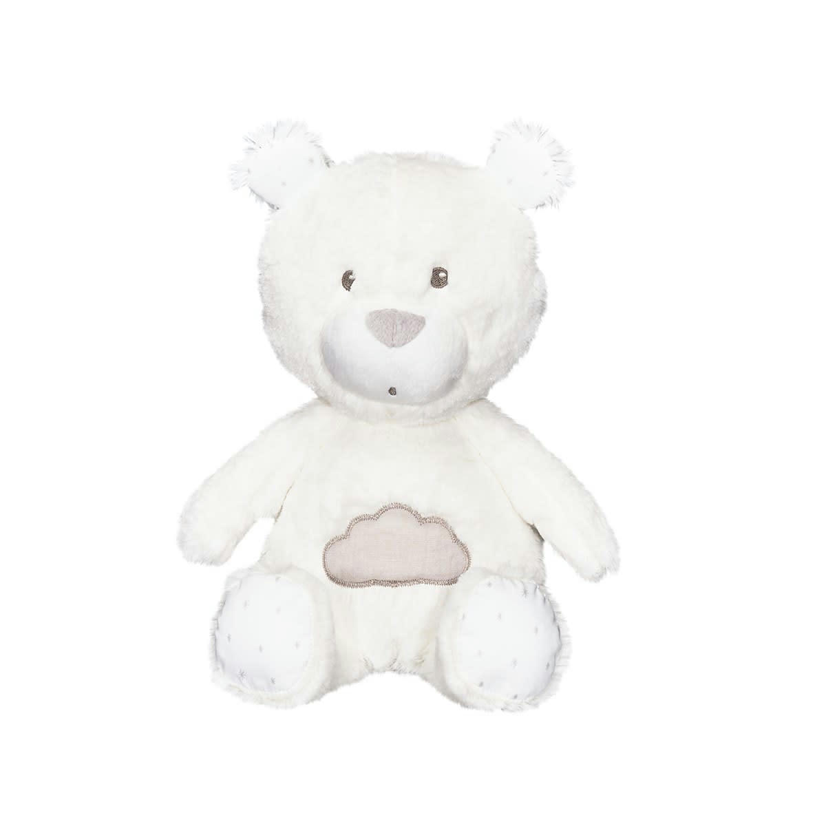 LILY - Doudou en velours blanc