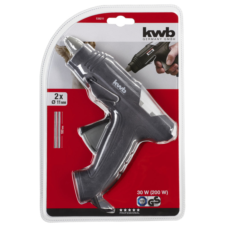 Pistolet à colle Glue Gun Ø 11 mm 30 W KWB