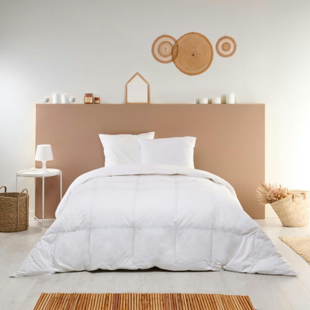 DUVET ETE - Couette naturelle légère 90% duvet de canard enveloppe coton 220x240cm