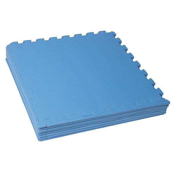 Dalle pour piscine bleu50x50cm1cm épaisseur 8 pièces WERKA PRO