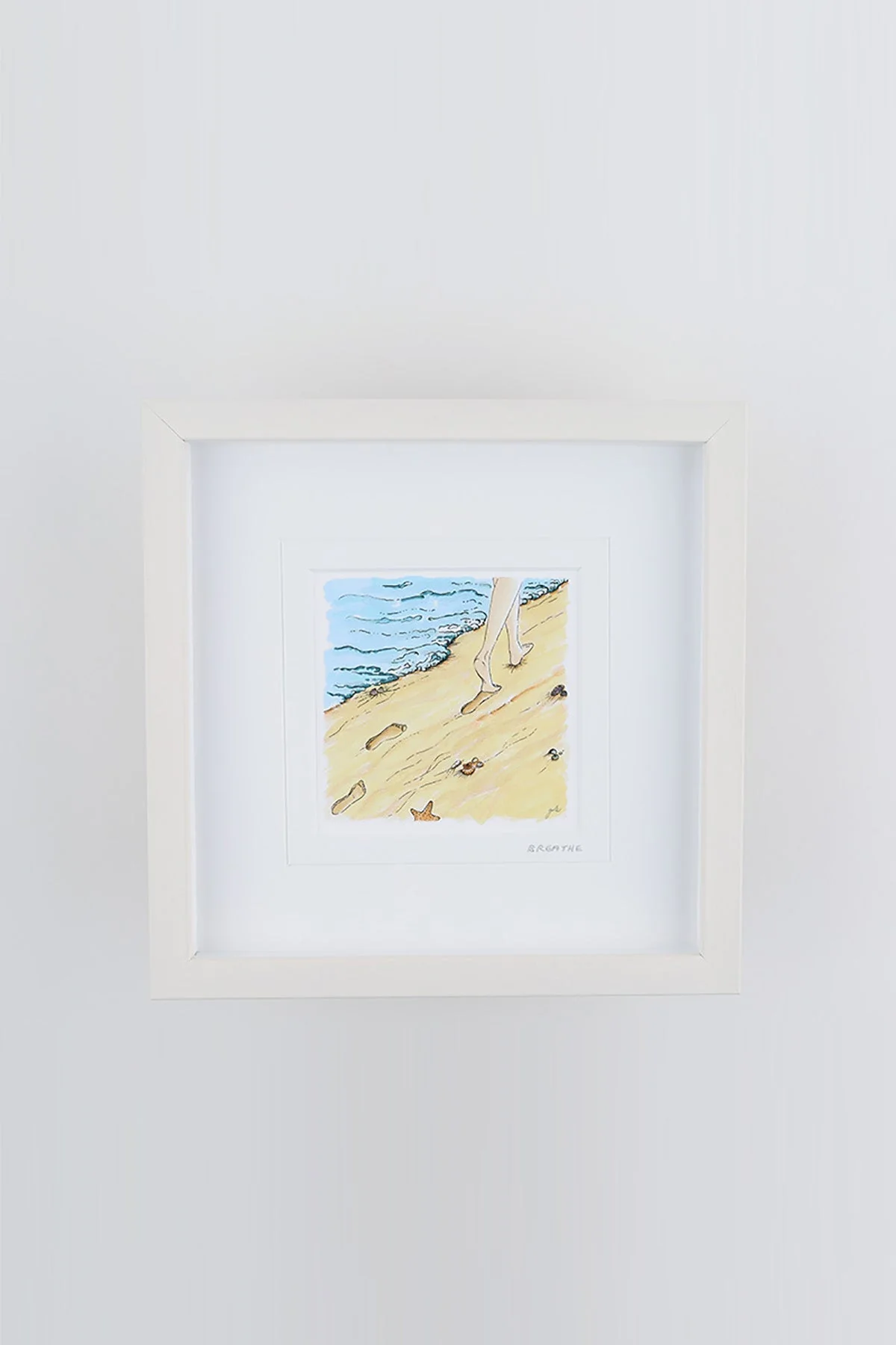 Breath Small Framed Art Print