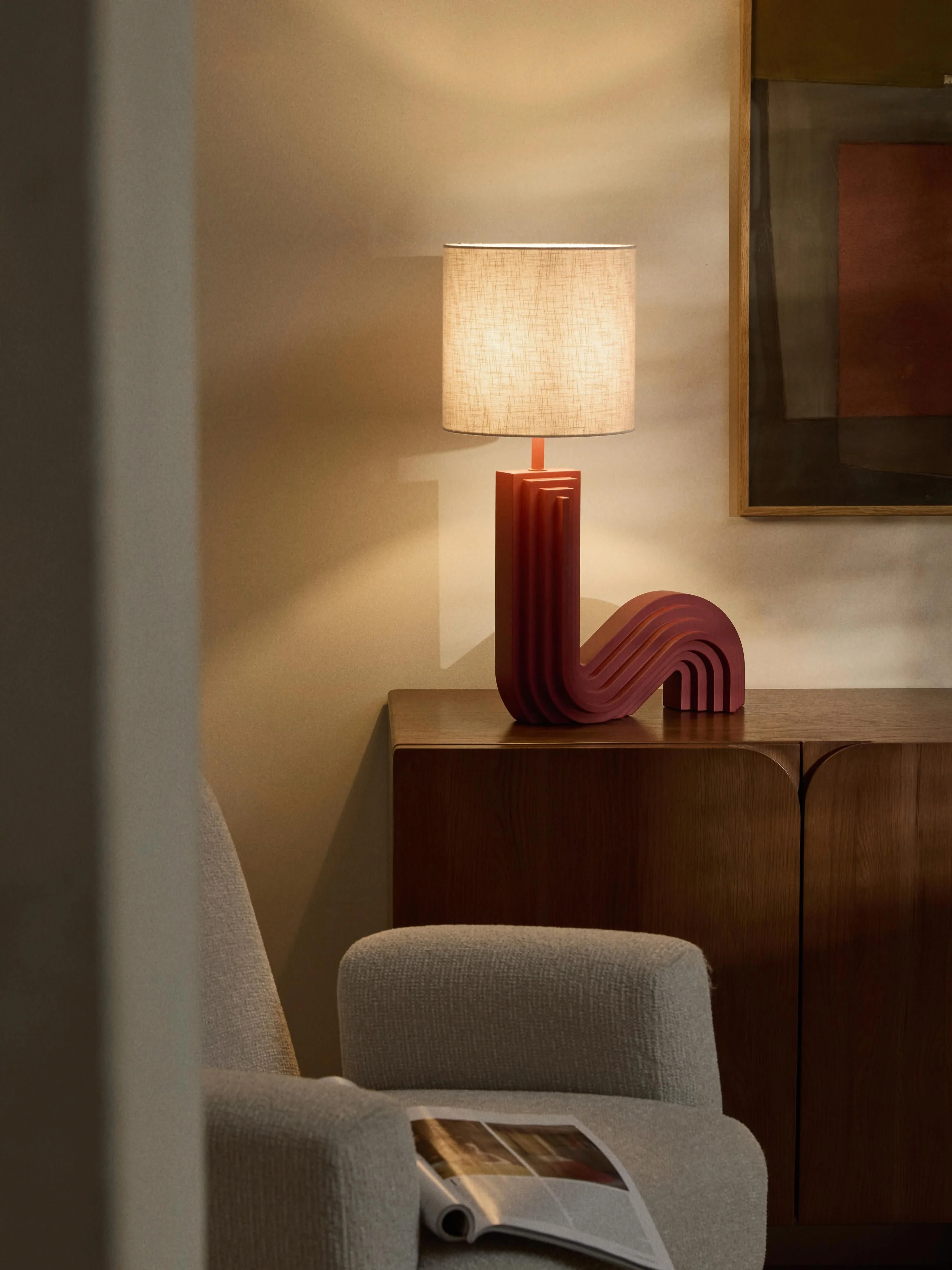 Design-Tischlampe Luomo