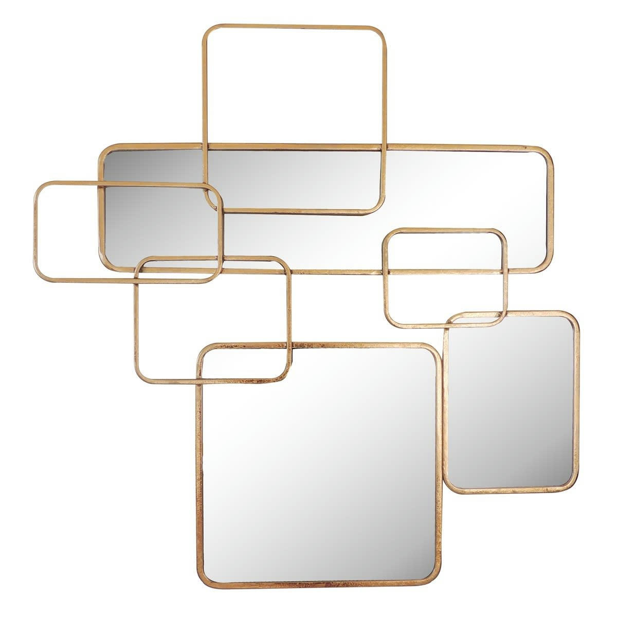 - Miroir rectangulaire art déco 91x89cm