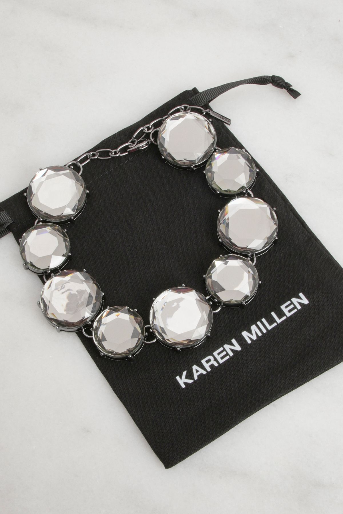KarenMillen Crystal Look Chunky Choker