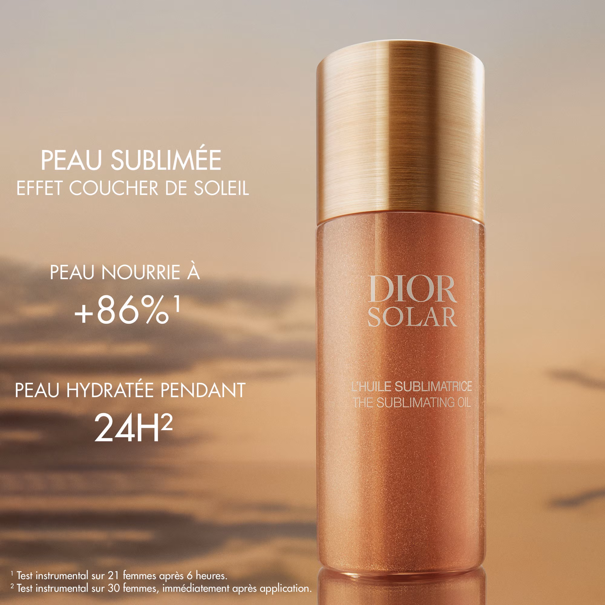 DIOR SOLARL'huile sublimatrice et perfectrice d'éclat - corps, visage & cheveux